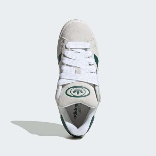 Adidas Campus 00s Crystal White Dark Green