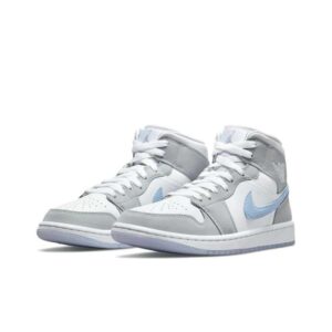 Air Jordan 1 Mid Wolf Grey Aluminium