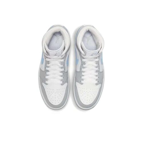 Air Jordan 1 Mid Wolf Grey Aluminium