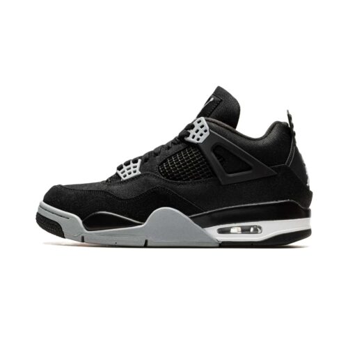 Air Jordan 4 Retro Black Canvas