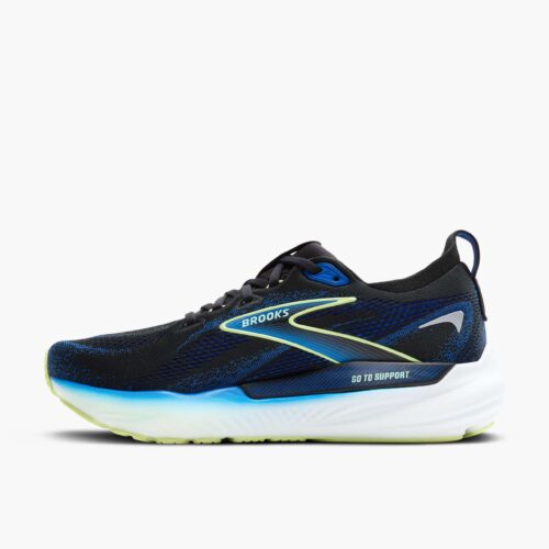 Brooks Glycerin GTS 22 Black Cobalt Neo Yellow