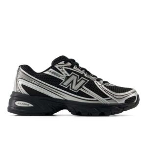 New Balance 740 Black Silver Metallic