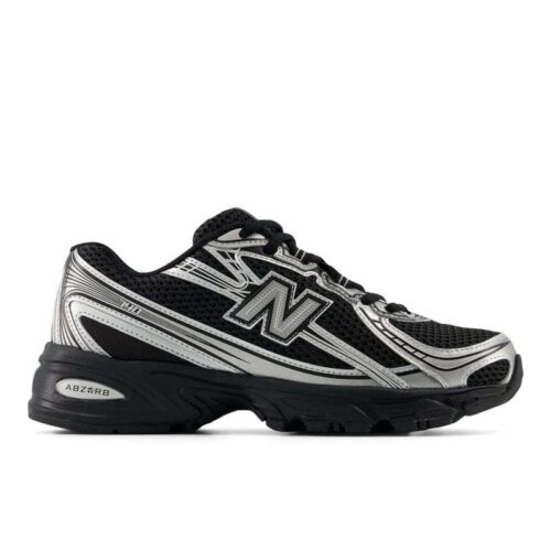 New Balance 740 Black Silver Metallic
