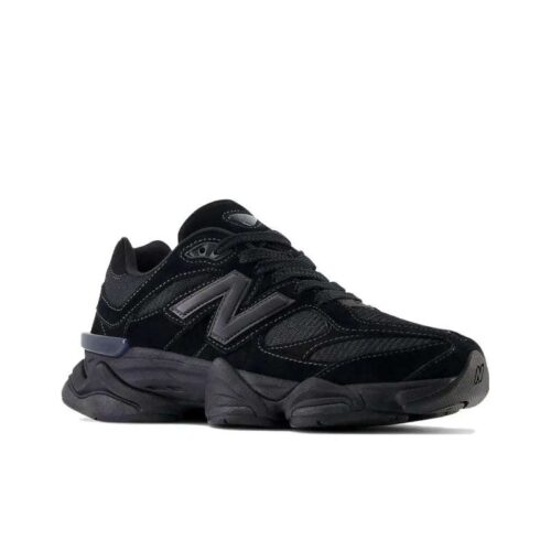 New Balance 9060 Triple Black Leather