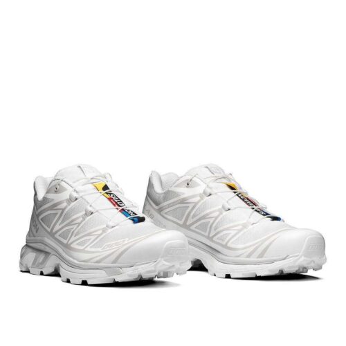 Salomon XT-6 White & Lunar Rock